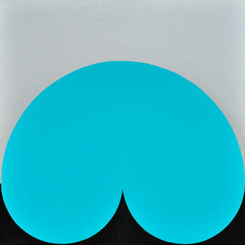 Wenlan Hu Frost -
Teal Curvescape on Silver and Black No.1 Wenlan Hu Frost -
Teal Curvescape on Silver and Black No.1