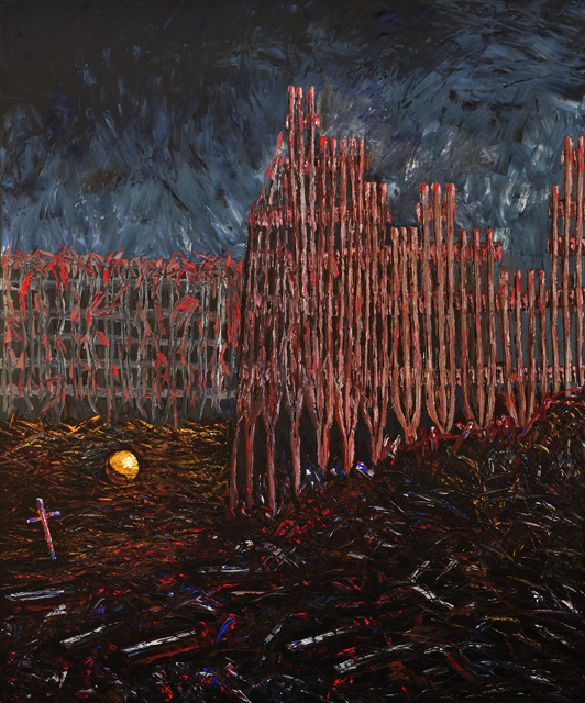 The Ghostly Night Glow at Ground Zero
