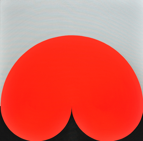 Wenlan Hu Frost
- Orange Curvescape on Silver and Black No.1 Wenlan Hu Frost -
Orange Curvescape on Silver and Black No.1