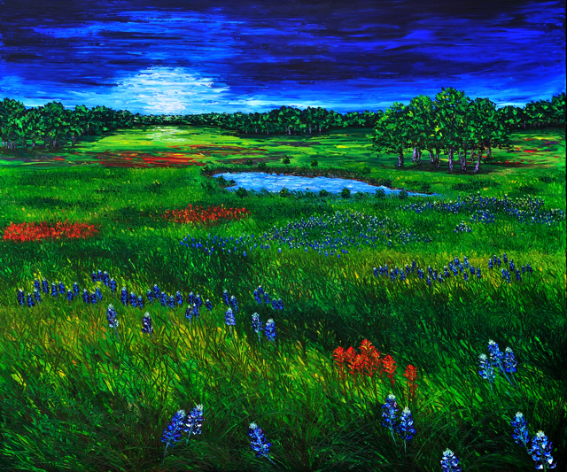 Wenlan Hu Frost - Texas Landscape No. 22