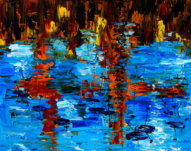 Wenlan Hu Frost - Texas Pondscape No. 5 Wenlan Hu Frost - Texas Pondscape No.
5