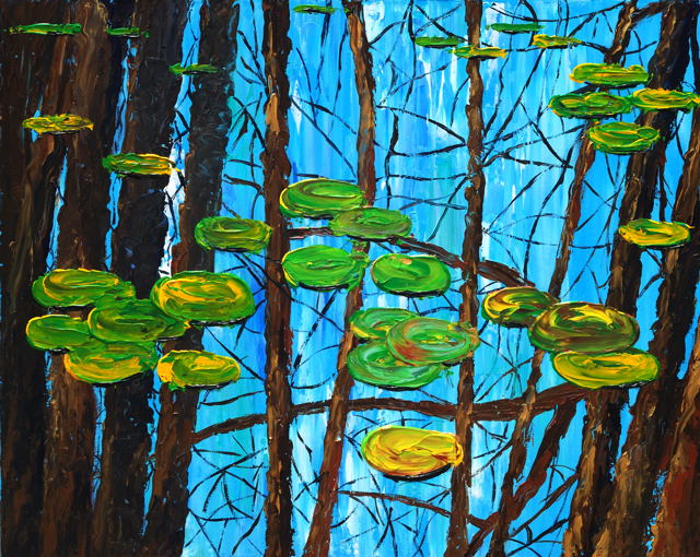 Wenlan Hu Frost - Texas Pondscape No. 6 Wenlan Hu Frost - Texas Pondscape No.
6