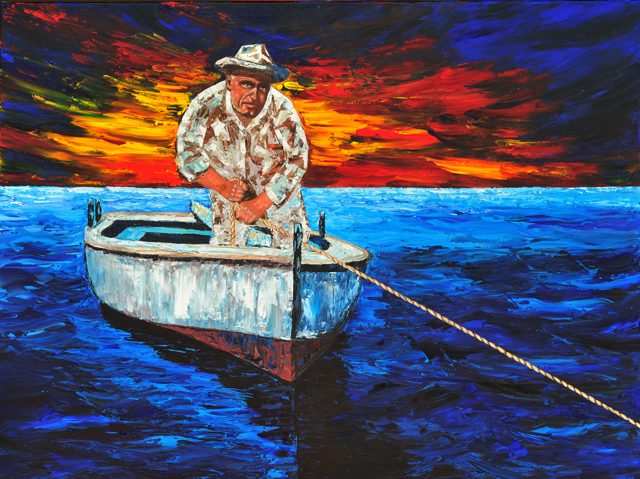 Wenlan Hu Frost - The Old Man And
The Sea Wenlan Hu Frost - The Old Man And The Sea