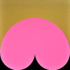 Wenlan Hu
        Frost - Pink Curvescape on Gold and Black No.1